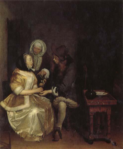 Gerard Ter Borch The Galass of Lemonade